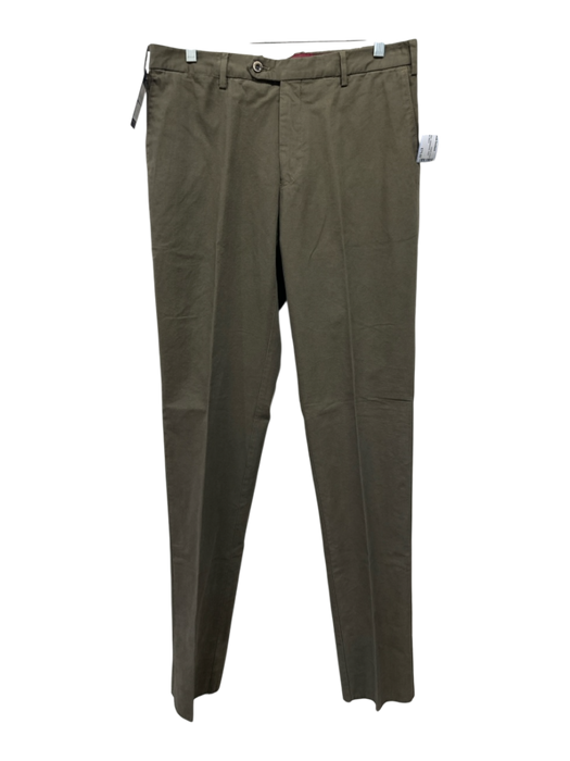 Germano NWT Size 50 Brown Cotton Solid Khakis Men's Pants Brown / 50