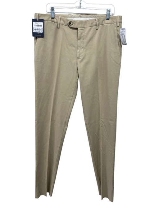 Germano NWT Size 52 Beige Cotton Solid Khakis Men's Pants Beige / 52
