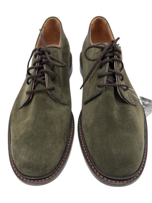 Trickers Shoe Size 9 NWT Green Suede Solid Lace Up Dress Men's Shoes Green / 9