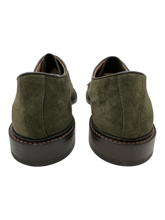 Trickers Shoe Size 9.5 NWT Green Suede Solid Lace Up Dress Men's Shoes Green / 9.5