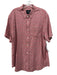 Rails NWT Size XL Red & Blue Cotton Blend Abstract Button up Men's Short Sleeve Red & Blue / XL
