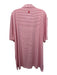Johnnie O NWT Size XL Red & White Synthetic Striped Polo UGA motif Short Sleeve Red & White / XL