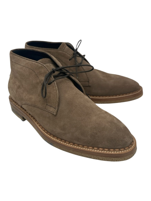 Di Bianco Shoe Size 9 NWT Tan Suede Solid Chukka Men's Shoes Tan / 9