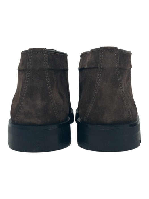 Santoni Shoe Size 10 NWT Dark Brown Suede Solid Laceless Chukka Men's Shoes Dark Brown / 10