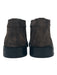 Santoni Shoe Size 10 NWT Dark Brown Suede Solid Laceless Chukka Men's Shoes Dark Brown / 10