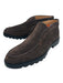 Santoni Shoe Size 10 NWT Dark Brown Suede Solid Laceless Chukka Men's Shoes Dark Brown / 10
