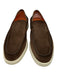 Santoni Shoe Size 10.5 NWT Dark Brown Suede Solid loafer Men's Shoes Dark Brown / 10.5