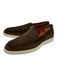 Santoni Shoe Size 10.5 NWT Dark Brown Suede Solid loafer Men's Shoes Dark Brown / 10.5