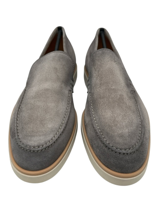 Magnanni Shoe Size 7 NWT Brown & White Suede Solid Low Top Men's Shoes Brown & White / 7