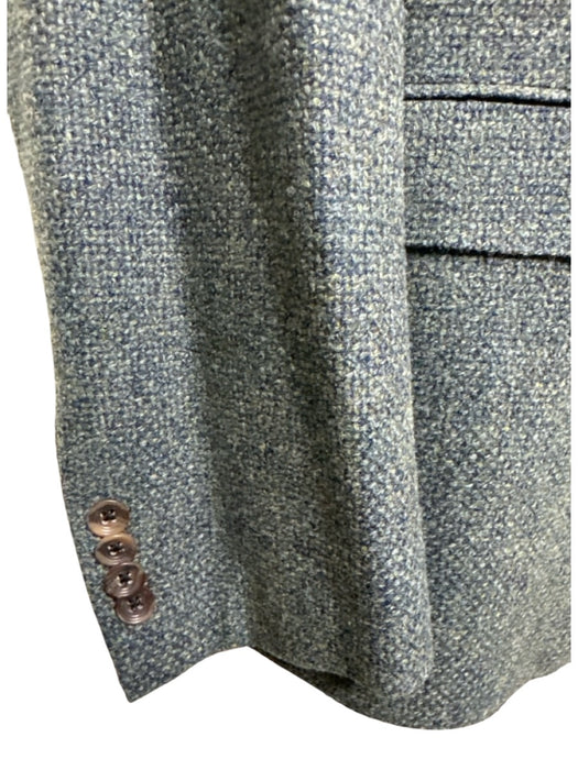 Miller Brothers NWT Green Wool Blend Solid Patch Pocket 2 Button Men's Blazer Green / 48