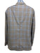 Luciano Barbera NWT Brown & Blue Plaid 2 Button Men's Blazer Brown & Blue / 56