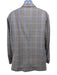 Luciano Barbera NWT Brown & Blue Plaid 2 Button Men's Blazer Brown & Blue / 54