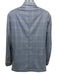 Luciano Barbera NWT Blue & Orange Plaid 2 Button Men's Blazer Blue & Orange / 50