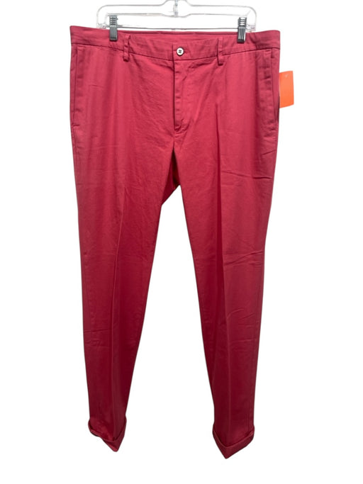 Mason's NWT Size 54 Pink Cotton Solid Zip Fly Men's Pants Pink / 54