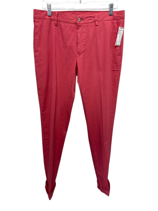 Mason's NWT Size 48 Pink Cotton Solid Zip Fly Men's Pants Pink / 48