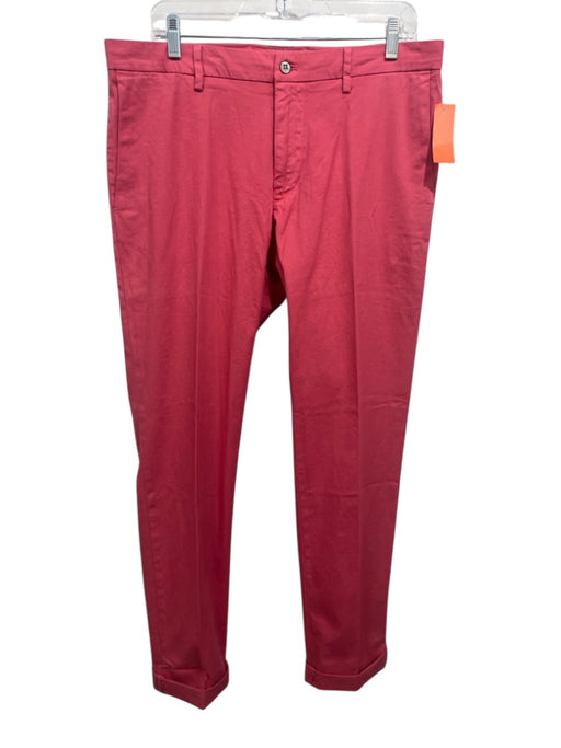 Mason's NWT Size 50 Pink Cotton Solid Zip Fly Men's Pants Pink / 50