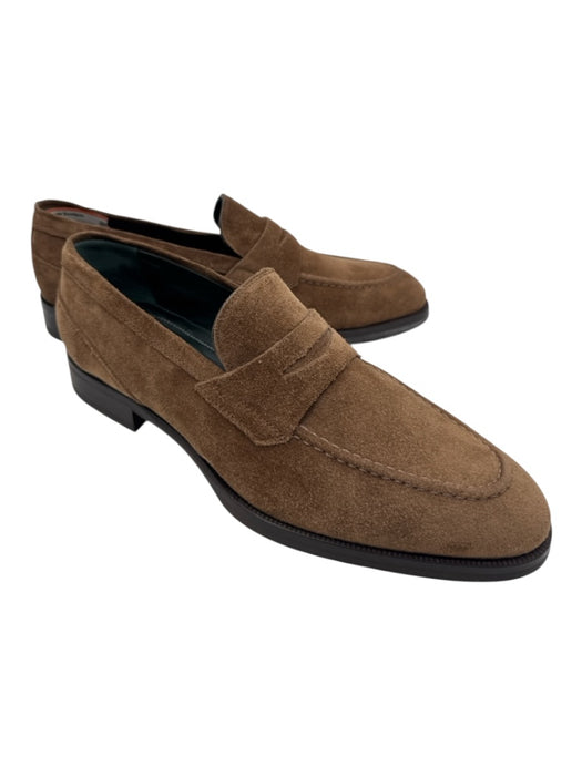 Pastori Shoe Size 8 Brown Suede Solid Men's Shoes Brown / 8