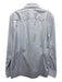 Stenstroms Size 17 Blue & White Cotton Striped Button Down Long Sleeve Shirt Blue & White / 17