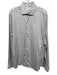 Alessandro Gherardi Size 17.5 White & Multi Tencel Button Down Long Sleeve Shirt White & Multi / 17.5