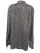 Emanuel Berg NWT Size Est L Black & Multi Cotton Floral Men's Long Sleeve Shirt Black & Multi / Est L