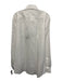 Emanuel Berg NWT Size Est XL White Cotton Solid Button Up Long Sleeve Shirt White / Est XL