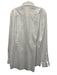 Emanuel Berg Size L White Cotton Solid Button Up front pocket Long Sleeve Shirt White / L