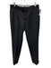 PT Torino Size 48 Black Wool Blend Solid Dress Cuff Men's Pants Black / 48