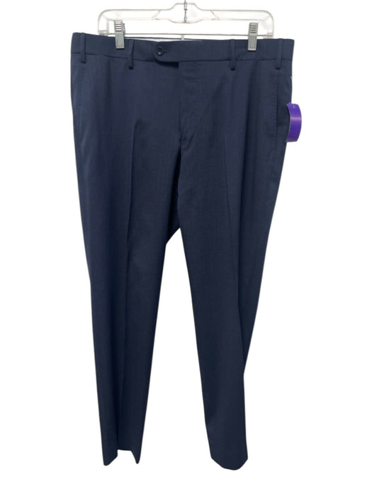 Miller Brothers Size 35 Navy Wool Solid Dress Men's Pants Navy / 35