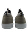 Martin Dingman Shoe Size 8 Gray & White Leather Solid Low Top Men's Shoes Gray & White / 8