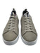Martin Dingman Shoe Size 8 Gray & White Leather Solid Low Top Men's Shoes Gray & White / 8
