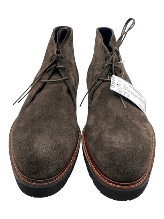 Di Bianco Shoe Size 11.5 New Gray Suede Solid Boot Chukka Men's Shoes Gray / 11.5