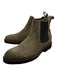 Di Bianco Shoe Size 8 New Light Gray Suede Solid Boot Chelsea Men's Shoes Light Gray / 8