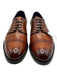 Di Bianco Shoe Size 8 New Brown Leather Solid Cap Toe Dress Men's Shoes Brown / 8