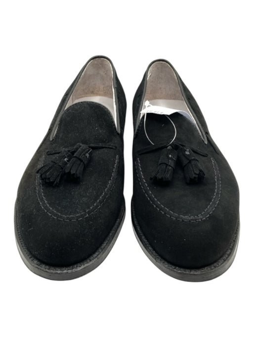 Alden Shoe Size 10 New Black Suede Solid Tassel Loafer Men's Shoes Black / 10
