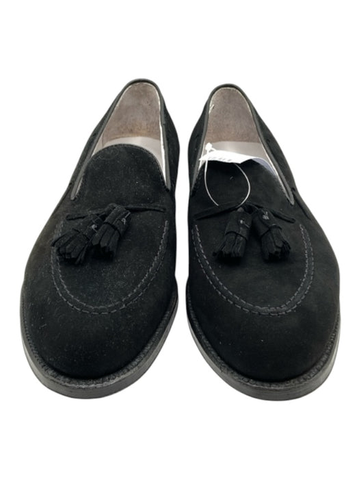 Alden Shoe Size 10 New Black Suede Solid Tassel Loafer Men's Shoes Black / 10