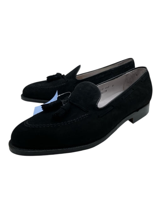 Alden Shoe Size 10 New Black Suede Solid Tassel Loafer Men's Shoes Black / 10