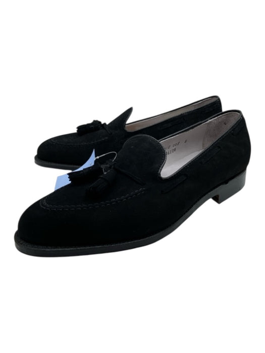 Alden Shoe Size 10 New Black Suede Solid Tassel Loafer Men's Shoes Black / 10