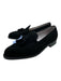 Alden Shoe Size 10 New Black Suede Solid Tassel Loafer Men's Shoes Black / 10