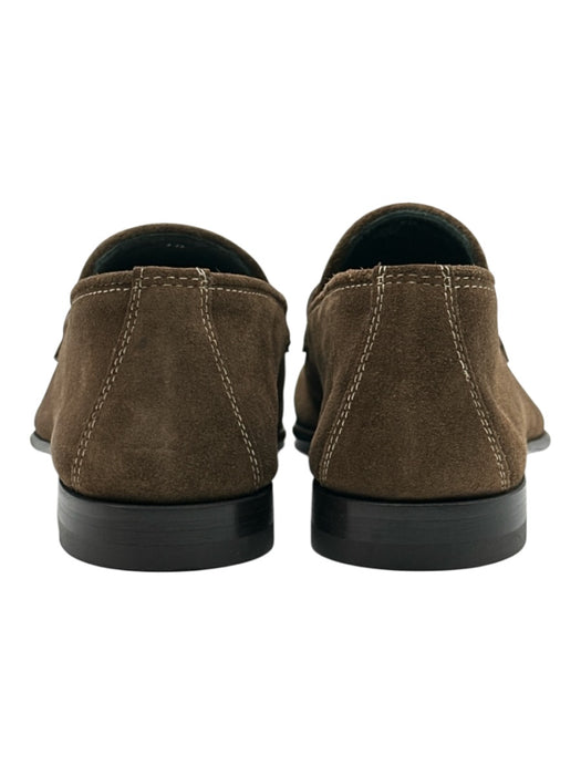 Pastori Shoe Size 7.5 New Brown Suede Solid Loafer Dress Men's Shoes Brown / 7.5