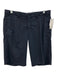 Hiltl NWT Size 52 Navy Cotton Solid Khaki Men's Shorts Navy / 52