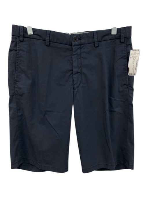 Hiltl NWT Size 54 Navy Cotton Solid Khaki Men's Shorts Navy / 54