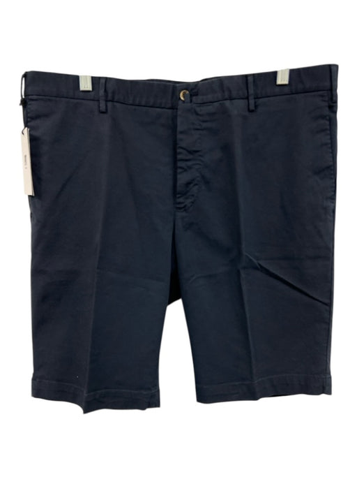PT Torino NWT Size 54 Navy Blue Cotton Solid Khakis Men's Shorts Navy Blue / 54