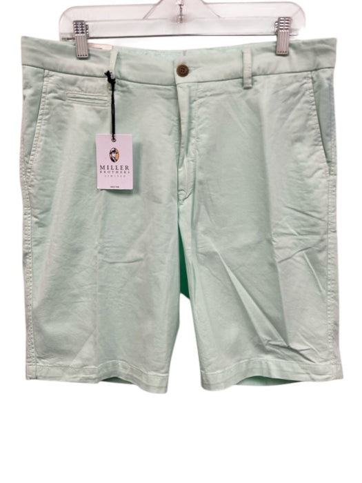 Miller Brothers NWT Size 35 Light Green Cotton Solid Khakis Men's Shorts Light Green / 35