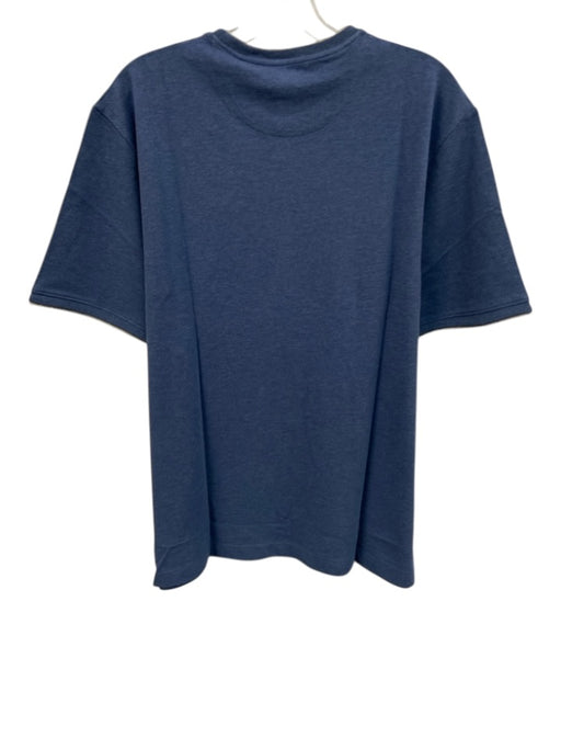 Left Coast Tee NWT Size L Blue Cotton Solid T shirt Crew Men's Short Sleeve Blue / L