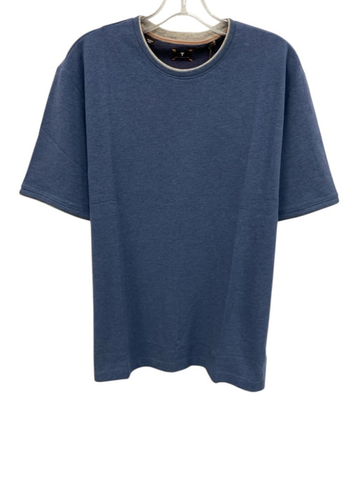 Left Coast Tee NWT Size L Blue Cotton Solid T shirt Crew Men's Short Sleeve Blue / L