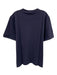 Left Coast Tee NWT Size L Dark Blue Cotton Solid T shirt Crew Men's Short Sleeve Dark Blue / L
