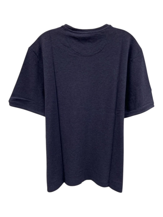 Left Coast Tee NWT Size M Dark Blue Cotton Solid T shirt Crew Men's Short Sleeve Dark Blue / M