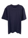 Left Coast Tee NWT Size M Dark Blue Cotton Solid T shirt Crew Men's Short Sleeve Dark Blue / M