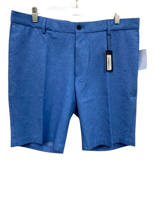 Peter Millar NWT Size 35 Blue Synthetic Floral Khaki Athleisure Men's Shorts Blue / 35
