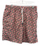 Fedeli NWT Size L Brown & Red Synthetic Floral Swim Men's Shorts Brown & Red / L